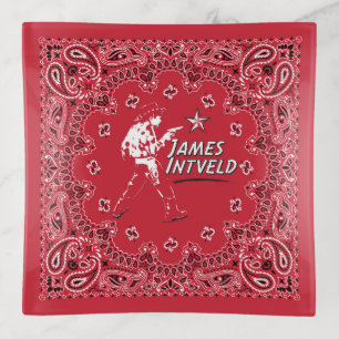 James Intveld Little Cowboy Red Trinket Tray