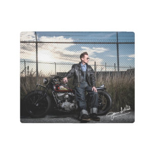 James Intveld Photo 6 with Autograph Metal Print