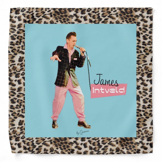 James Intveld Rockabilly Bandana (Front)