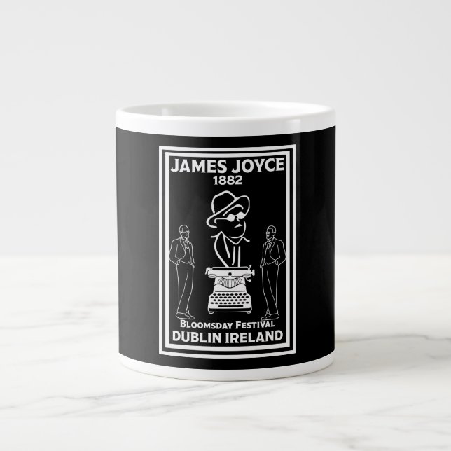 James Joyce Dublin Ireland Giant Coffee Mug (Front)