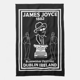 James Joyce Dublin Ireland Kitchen Towel