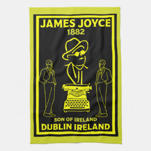James Joyce Dublin Ireland Kitchen Towel