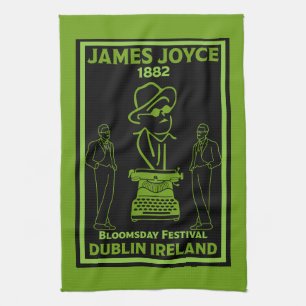 James Joyce Dublin Ireland Kitchen Towel