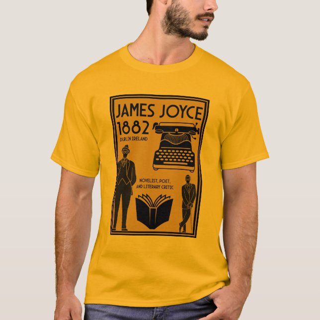 James Joyce Dublin Ireland T-Shirt (Front)