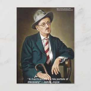 James Joyce "Errors/Portals" Quote Gifts & Cards