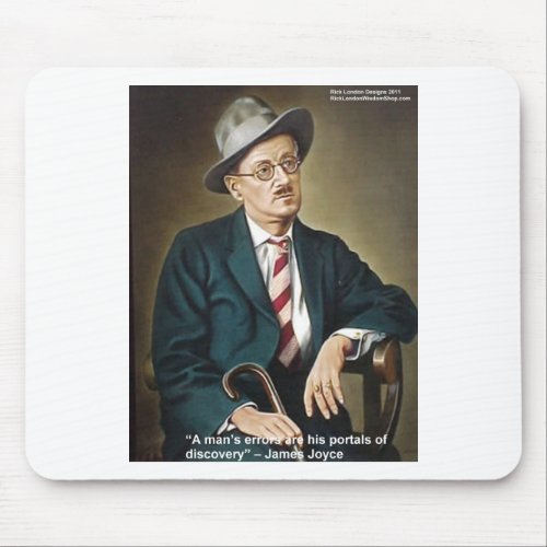 James Joyce ErrorsPortals Quote Gifts  Cards Mouse Pad