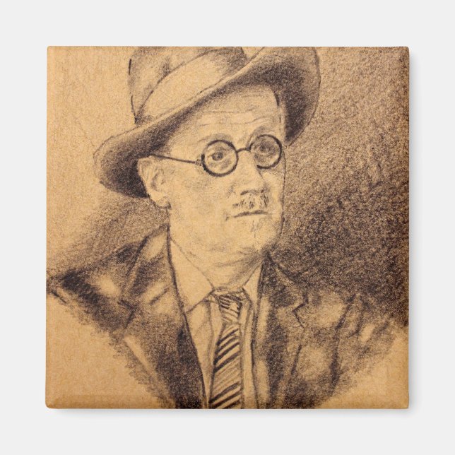 James Joyce Magnet (Front)