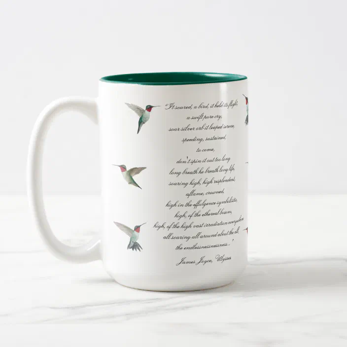 James Joyce Quote Two Tone Coffee Mug Zazzle Com