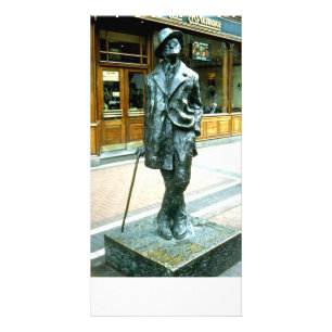 James Joyce Statue Dublin Card