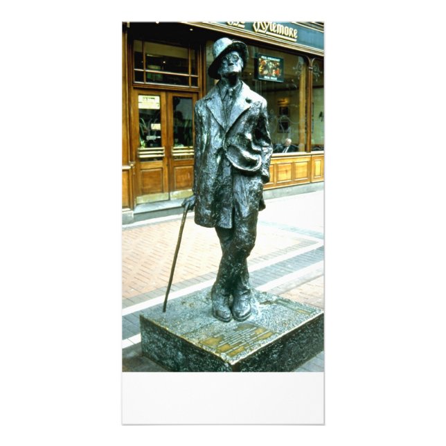 James Joyce Statue Dublin Card (Front)