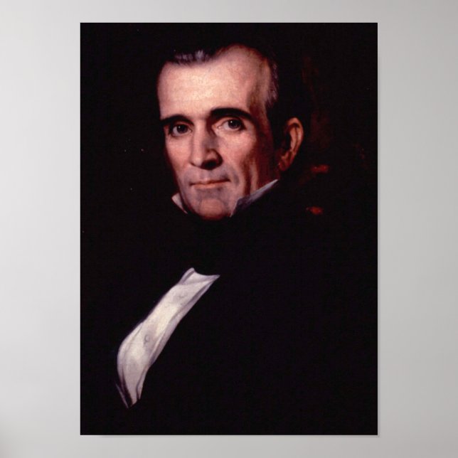 James K. Polk 11th US President Poster (Front)