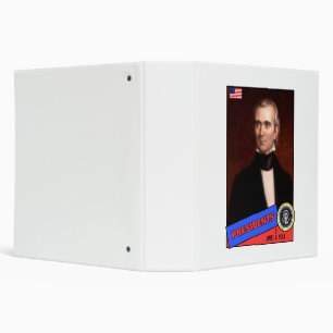 James K. Polk Baseball Card Binder