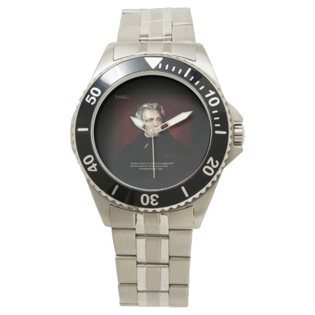 James K Polk & Quote Watches By Rick London (Front)