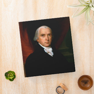 James Madison 4th President of the United States 3 Ring Binder