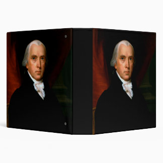 James Madison 4th President of the United States 3 Ring Binder