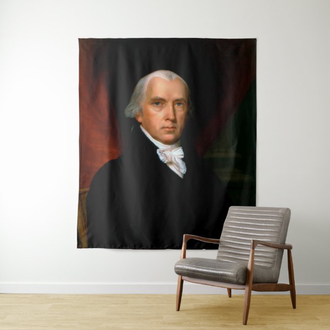 James Madison 4th President of the United States Tapestry (In Situ)