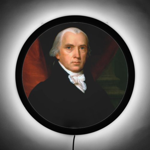 James Madison 4th President White House Portrait LED Sign