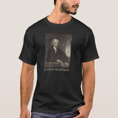 James Madison  4th US President  Political T_Shirt