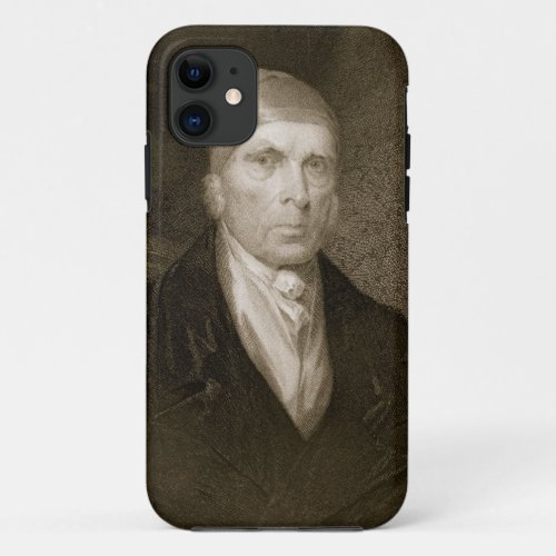 James Madison aged 82 engraved by Thomas B Welch iPhone 11 Case