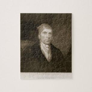James Madison aged 82, engraved by Thomas B. Welch Jigsaw Puzzle