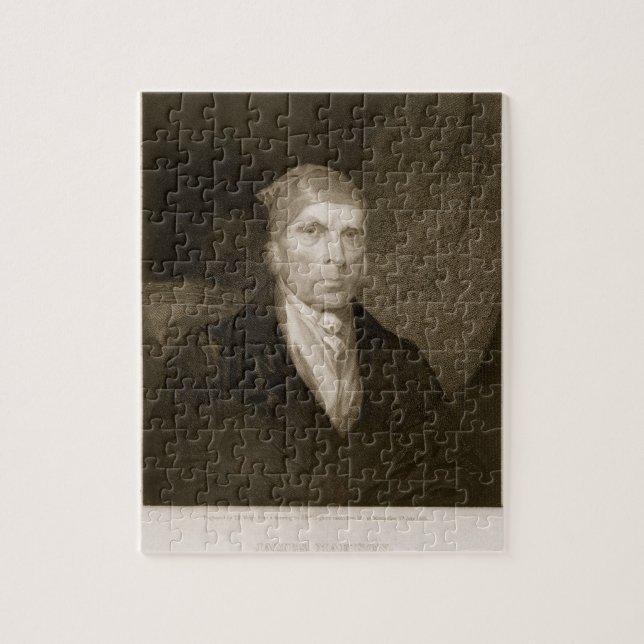 James Madison aged 82, engraved by Thomas B. Welch Jigsaw Puzzle (Vertical)