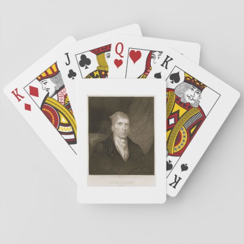 James Madison aged 82 engraved by Thomas B Welch Poker Cards