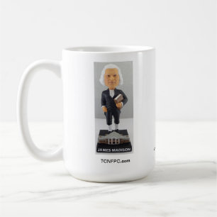 James Madison Bobble Head Doll Mug