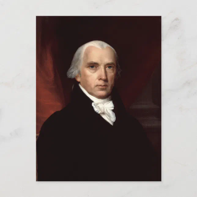 James Madison Postcard Zazzle