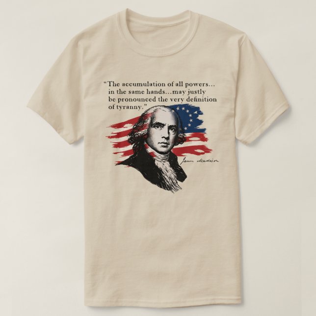 James Madison T-Shirt (Design Front)