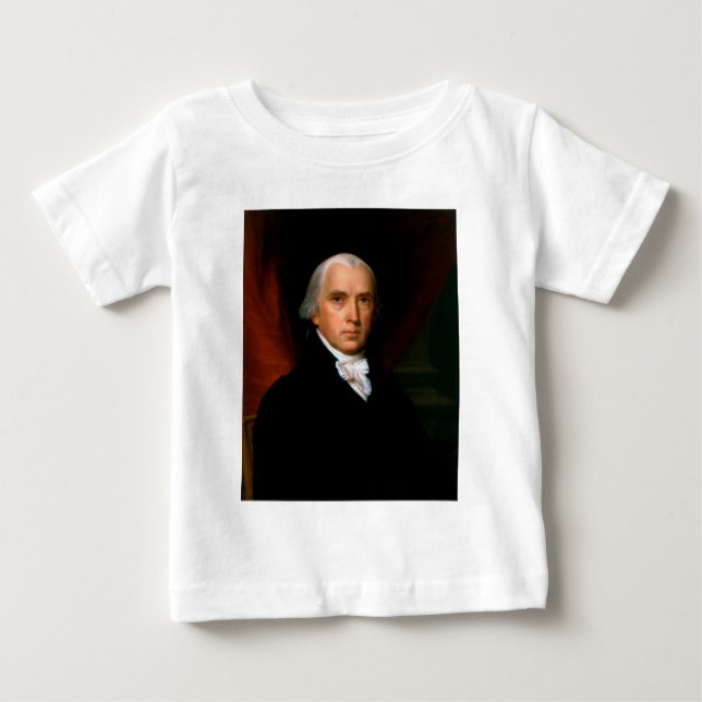 James Madison the 4th President: Colonial America Baby T-Shirt (Front)