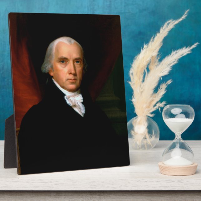 James Madison the 4th President: Colonial America Plaque (Side)