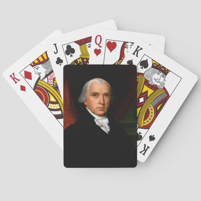 James Madison the 4th President: Colonial America Poker Cards (Back)