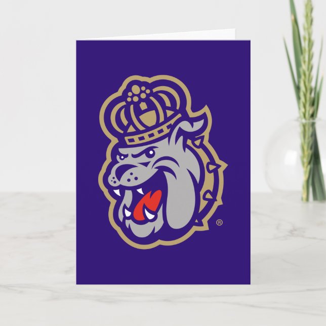 James Madison University | Duke Dog Face Card (Front)