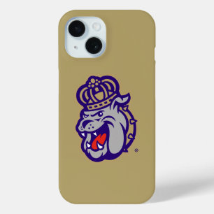 James Madison University   Duke Dog Face iPhone 15 Case