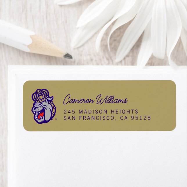 James Madison University | Duke Dog Face Label (Insitu)