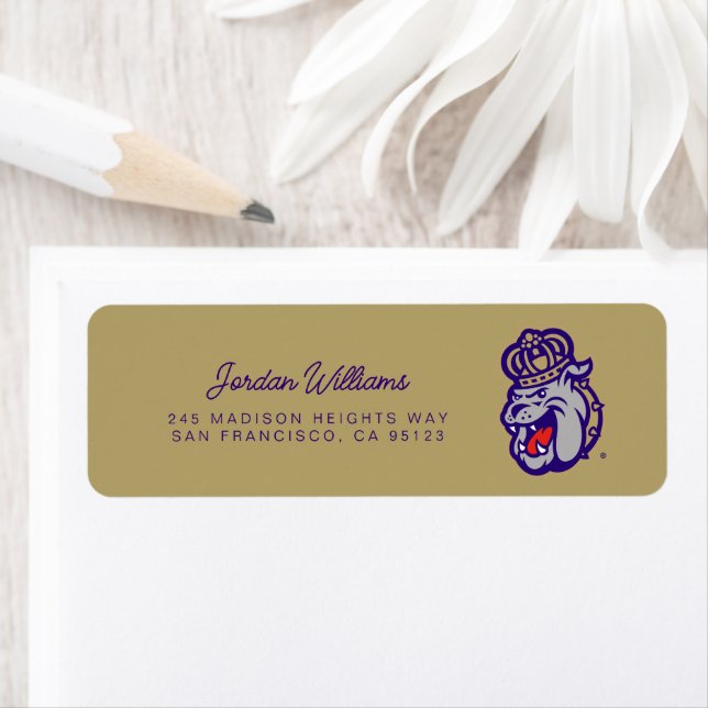 James Madison University | Duke Dog Face Label (Insitu)