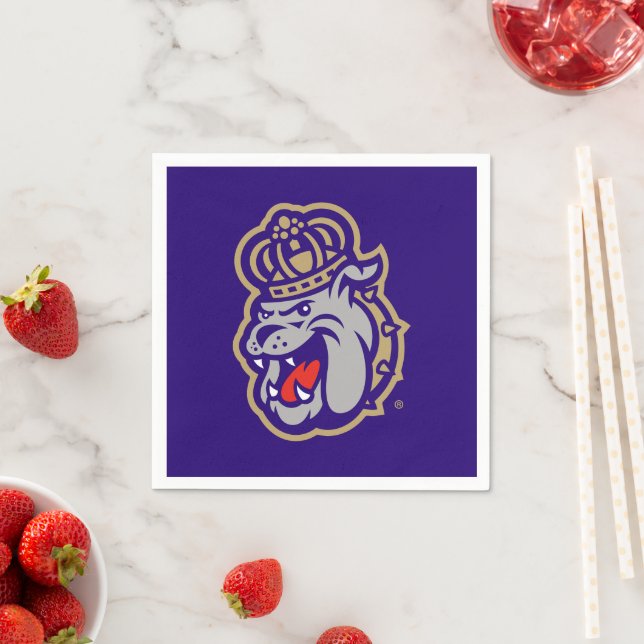 James Madison University | Duke Dog Face Napkins (Insitu)
