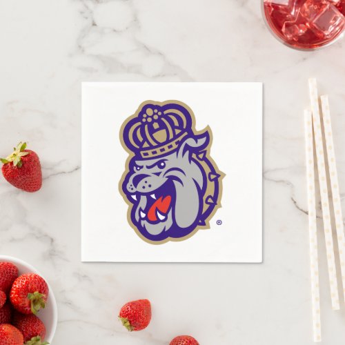 James Madison University  Duke Dog Face Napkins