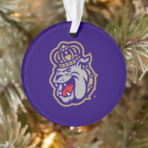 James Madison University Duke Dog Face Ornament