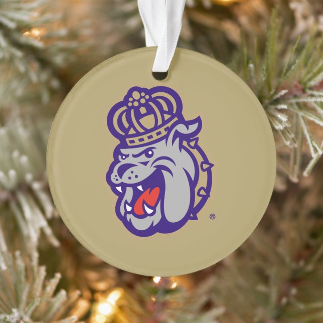 James Madison University | Duke Dog Face Ornament (Tree)