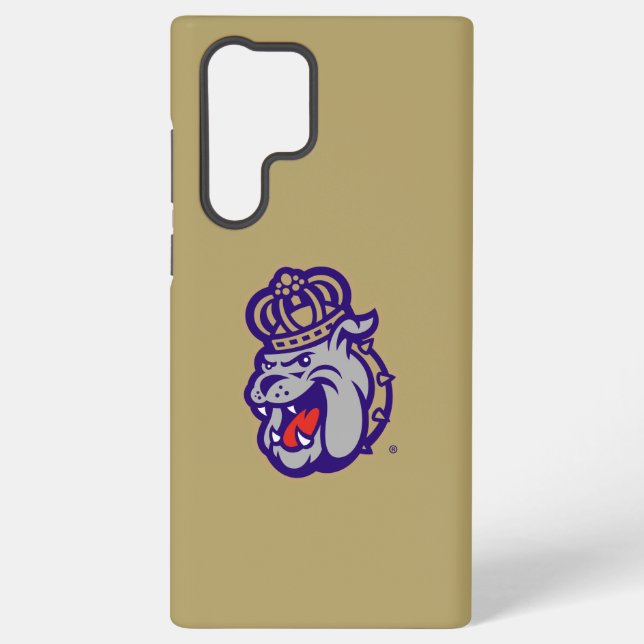 James Madison University | Duke Dog Face Samsung Galaxy Case (Back)