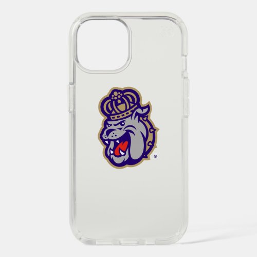 James Madison University  Duke Dog Face iPhone 15 Case