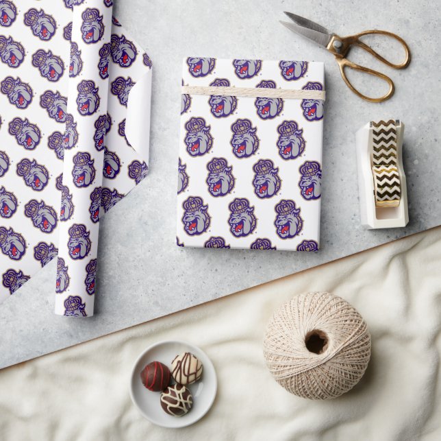 James Madison University | Duke Dog Face Wrapping Paper (Crafts)