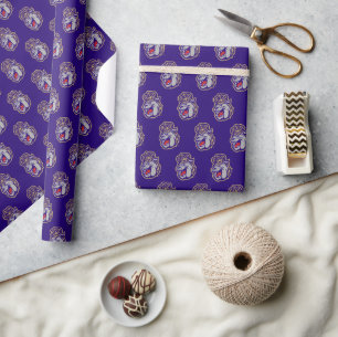 James Madison University   Duke Dog Face Wrapping Paper