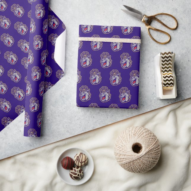 James Madison University | Duke Dog Face Wrapping Paper (Crafts)