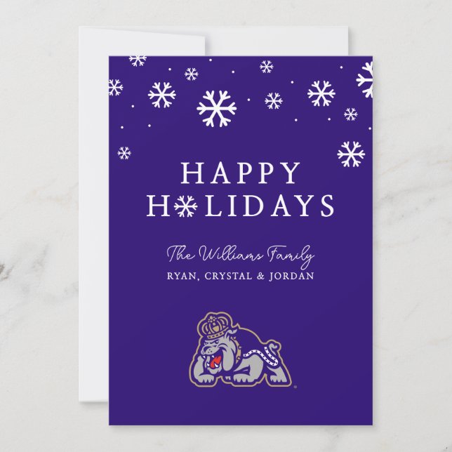 James Madison University | Duke Dog Holiday Card (Front)