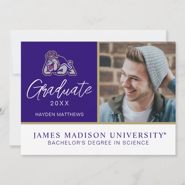 James Madison University | Duke Dog Invitation (Front)