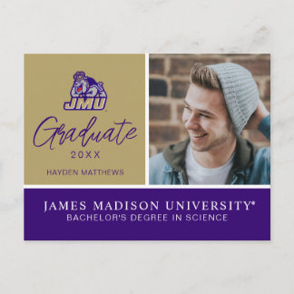 James Madison University | Duke Dog JMU Announcement Postcard
