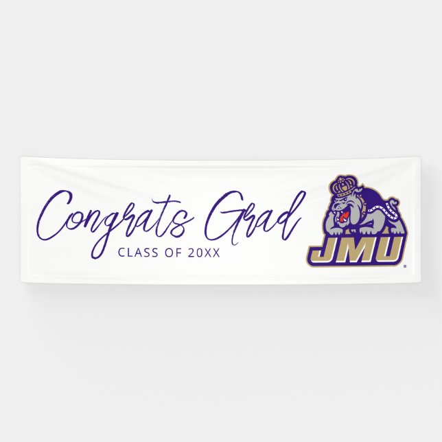 James Madison University | Duke Dog JMU Banner (Horizontal)