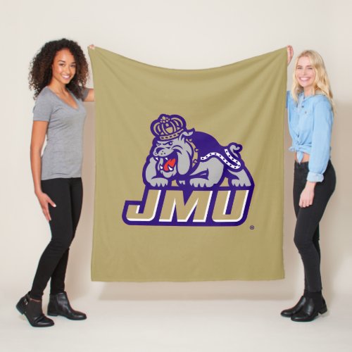 James Madison University  Duke Dog JMU Fleece Blanket